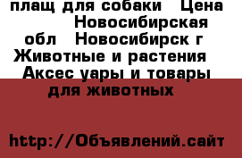  плащ для собаки › Цена ­ 200 - Новосибирская обл., Новосибирск г. Животные и растения » Аксесcуары и товары для животных   